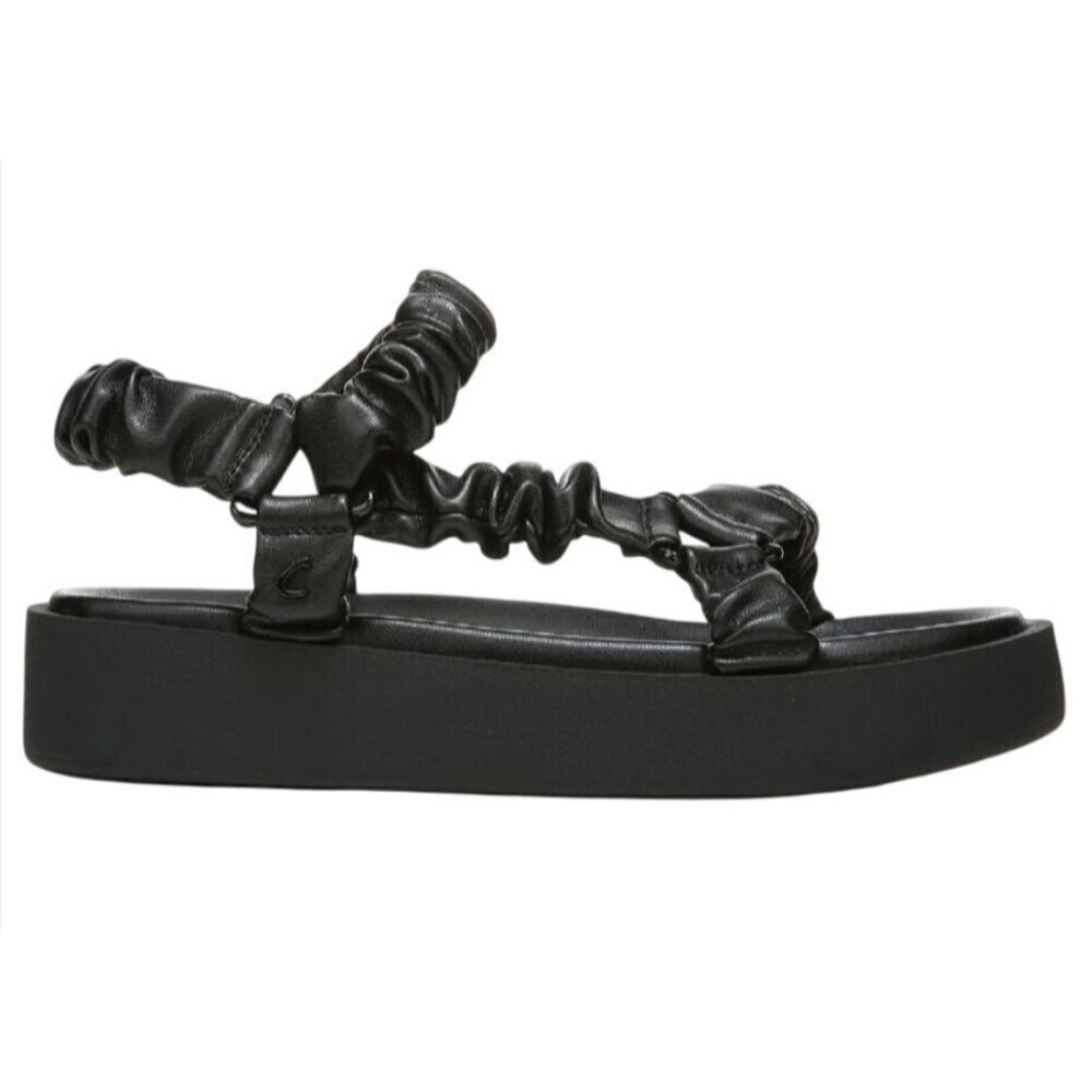 CIRCUS BY SAM EDELMAN / Harlene / Black / Scrunchie Strap / Platform / Sandals / - Picture 3 of 8